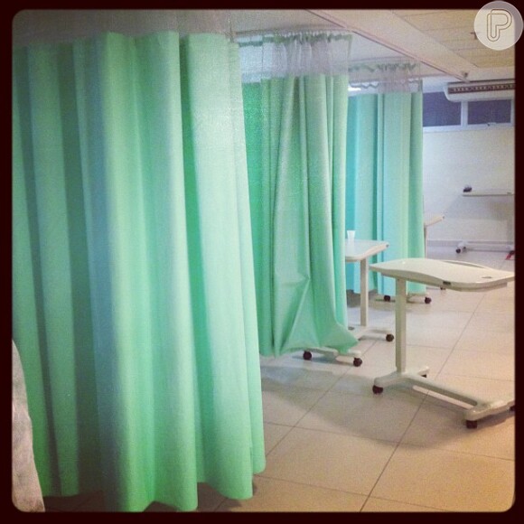 Monique publica foto do hospital, no Rio