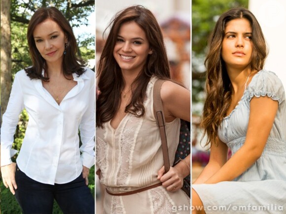 'Em Família': Julia Lemmertz, Bruna Marquezine e Julia Dalavia vão interpretar Helena nas três fases da trama de Manoel Carlos