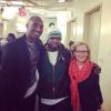 Kobe Bryant, jogador de basquete do Los Angeles Lakers, o rapper 50 Cent e a atriz Meryl Streep em um encontro inusitado