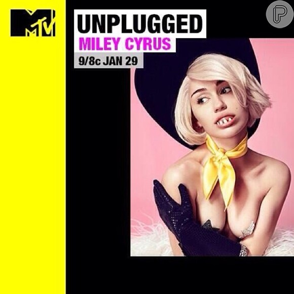 O 'Miley Cyrus; Acústico MTV' será exibido nesta quarta-feira, dia 29 de janeiro de 2014, na MTV americana