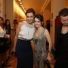 Julia Lemmertz tem encontro com Sandy durante festa de lançamento de 'Em Família' no Hotel Copacabana Palace