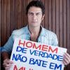 Gabriel Braga Nunes em campanha ao combate à violência contra a mulher
