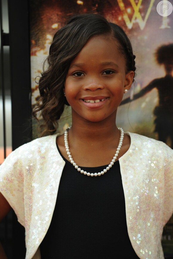 Quvenzhane Wallis tem apenas 9 anos e já foi indicada ao Oscar de melhor atriz, por 'Indomável Sonhadora'