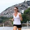 Glenda Kozlowski costuma praticar atividade física na Zona Sul do Rio de Janeiro