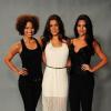 Bianka Fernandes, Carol Magno e Rhavine Crispim interpretam as modelos que posam para os cliques de Marina (Tainá Müller), na novela 'Em Família'