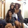 Bianka Fernandes, Carol Magno e Rhavine Crispim gravam cenas de novela 'Em Família' nesta sexta-feira, 17 de fevereiro de 2014