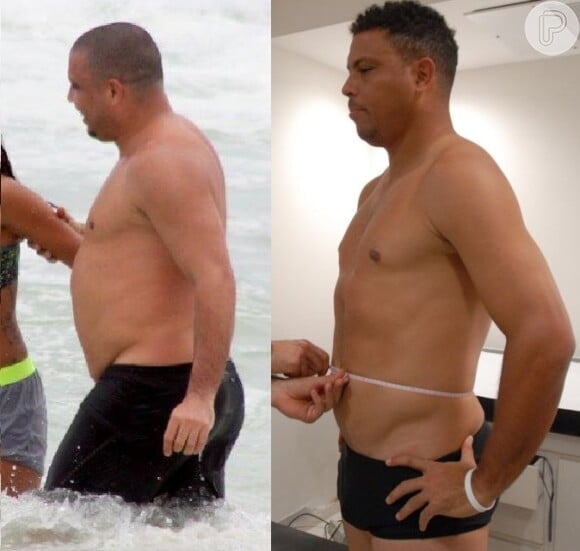 Ronaldo engordou o peso que perdeu no quadro 'Medida Certa', do 'Fantástico'