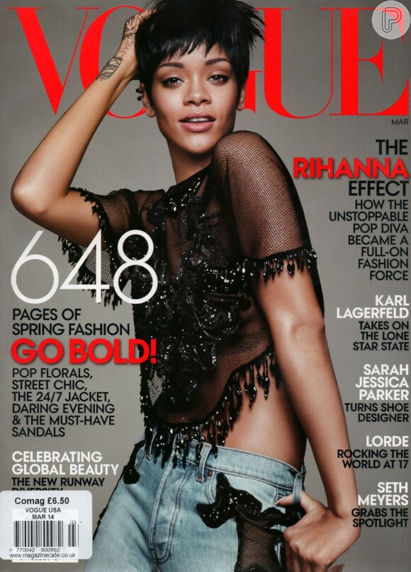 Rihanna é capa da 'Vogue' americana