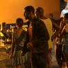 Cauã Reymond participa de gravação da minissérie 'O Caçador' em termas do Rio de Janeiro, na noite deste domingo, 23 de fevereiro de 2014