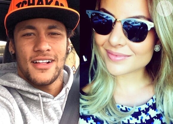 Neymar e a blogueira Layla Monteiro estão seguindo um ao outro no Instagram (07 de março de 2014)
