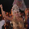 Ellen Rocche volta ao Anhembi para o Desfile das Campeãs. A Rosas de Ouro, da qual é rainha de bateria, ficou em Segundo Lugar no Carnaval de São Paulo