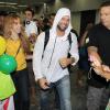 Ricky Martin chegou no Rio de Janeiro no dia 10 de março de 2014