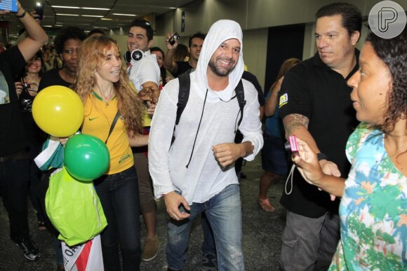 Ricky Martin chegou no Rio de Janeiro no dia 10 de março de 2014