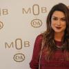 Thaila Ayala no lançamento da coleção MOB para C&A, no Shopping Iguatemi, em São Paulo, na noite desta terça-feira, 11 de março de 2014