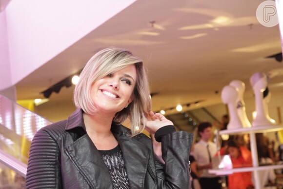 Natallia Rodrigues no lançamento da coleção MOB para C&A, no Shopping Iguatemi, em São Paulo, na noite desta terça-feira, 11 de março de 2014