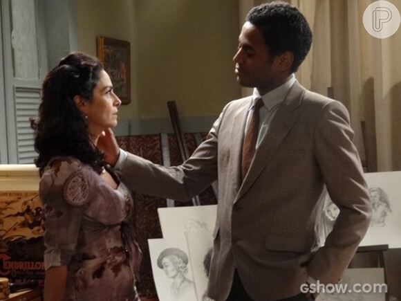 Em cena, Laura (Claudia Ohana), Artur (Ícaro Silva) paga a fiança de Décio (Miguel Rômulo) em 'Joia Rara'