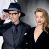 Johnny Depp e Amber Heard fizeram uma festa de noivado, em Los Angeles, na Califórnia, em 14 de março de 2014