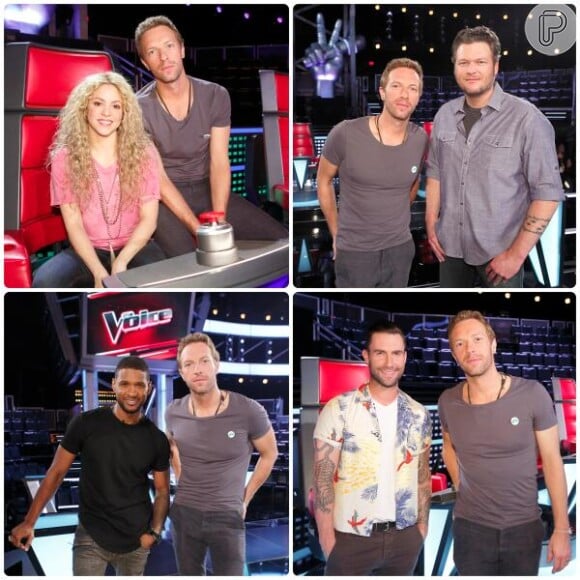 Chris Martin vai participar da versão americana no programa 'The Voice'