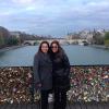Daniela Mercury e Malu Verçosa curtem viagem em Paris, na França, onde trocaram alianças há 1 ano, 28 de março de 2014