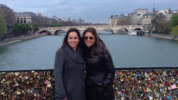 Daniela Mercury e Malu Verçosa passam lua de mel em Paris após 1 ano. Fotos!