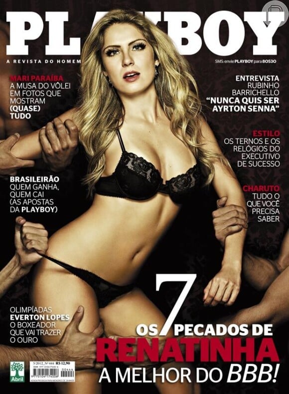 Renata foi a última ex-BBB a posar nua para a 'Playboy', em maio de 2012