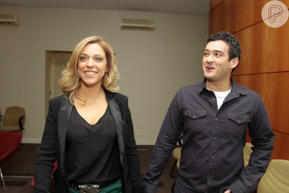 Marcos Veras e Julia Rabello estão no elenco de 'Copa de Elite'; atores são casados na vida real