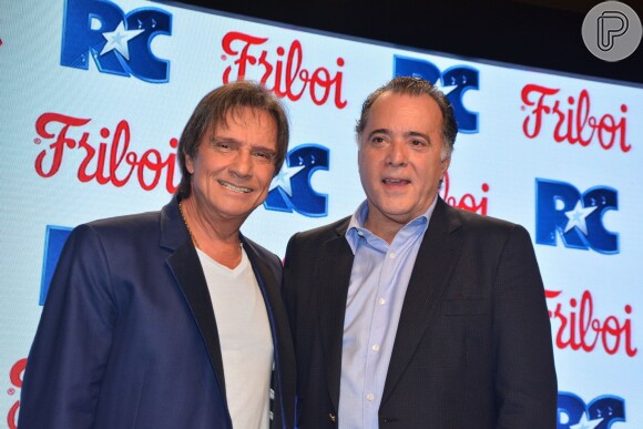 Roberto Carlos vai gravar comercial da Friboi com Tony Ramos em junho