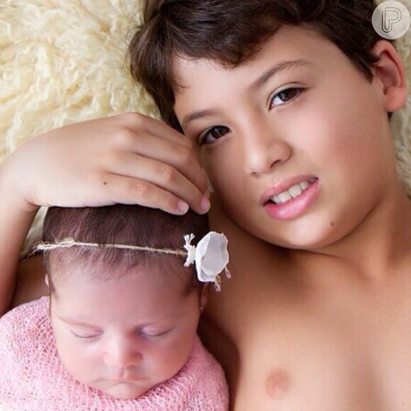 Nivea Stelmann sempre compartilha fotos de seus filhos em seu perfil no Instagram
