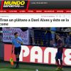 O 'Mundo Desportivo' também noticiou a atitude racista contra Daniel Alves
