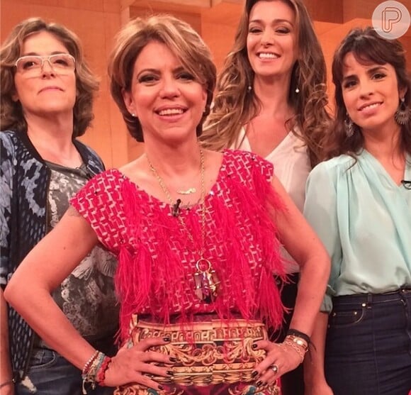 Astrid Fontenelle comanda o 'Saia Justa', programa com Mônica Martelli, Maria Ribeiro e a jornalista Bárbara Gância; atração é exibida no canal fechado GNT