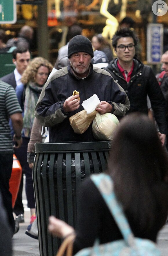 Richard Gere interpreta um mendigo em 'Time Out of Mind'