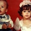 Sandy e Junior posam bem bebezinhos em 1985