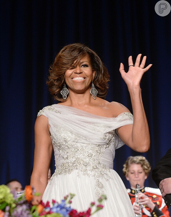Michelle Obama recebe famosos no 2014 White House Correspondents’ Association Dinner, o tradicional jantar na Casa Branca 