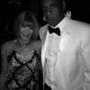 Jay-Z registrou o momento com Anna Wintour, uma das organizadoras do baile e também editora da revista 'Vogue'