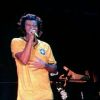 Harry Styles aparece no palco do show usando uma camisa da seleção do Brasil causando histeria no público presente