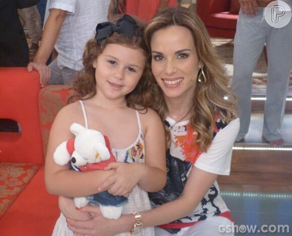 Ana Furtado e Boninho são pais de Isabella, de 6 anos de idade