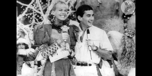 Ayrton Senna chegou a ir no palco do programa infantil de Xuxa na Globo, o extinto 'Xou da Xuxa'