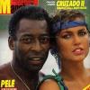 Nos anos 1980, Xuxa namorou Pelé; aqui eles são vistos em dezembrode 1986 na capa da extinta revista 'Manchete'