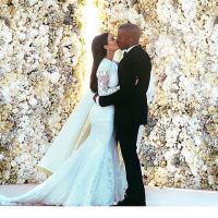 Kim Kardashian divulga fotos de seu casamento com Kanye West