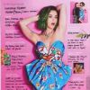 Katy Perry recheia a revista com um ensaio colorido e sensual