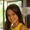 Aos 12 anos, com rosto de criança, Polliana Aleixo atuou na novela 'Beleza Pura'