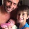 Henri Castelli é pai de Maria Eduarda, de 4 meses, e Lucas, de 7 anos