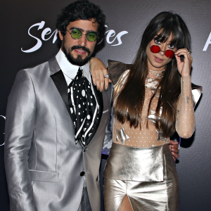 Thaila Ayala e Renato Góes combinam look para ir ao Baile da Vogue 2018