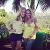 Susana Vieira e Angélica decoram casa da atriz para a Copa do Mundo