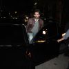 Junno Andrade deixa o restaurante em seu carro após jantar com Xuxa, em São Paulo