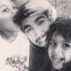 Caio Castro postou uma foto ao lado do irmão e de uma amiguinha, no Instagran, nesta sexta-feira, 20 de junho de 2014