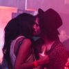 Fiuk é flagrado beijando uma morena em festa no hotel da Budweiser, em Copacabana, no Rio, em 28 de junho de 2014