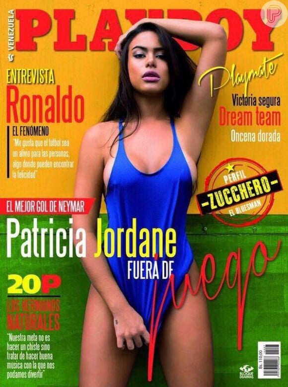 A modelo também foi destaque da revista publicada na Venezuela