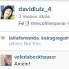 David Luiz posta mensagens do projeto em seu Instagram