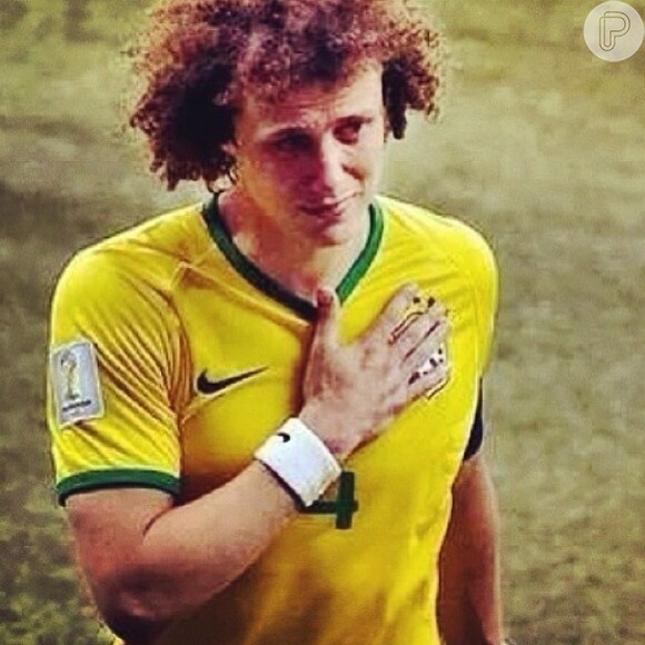 David Luiz recebeu palavras de apoio nas redes sociais após o jogo de Brasil e Alemanha: 'Tu é o cara', escreveu Juliana Paes